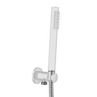 Ручной душ с гибким шлангом 150 см, штуцером и держателем Cezares CZR-DEFA3