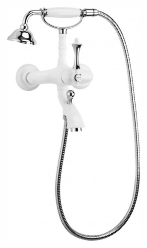 Смеситель для ванны и душа однорычажный в комплекте с ручным душем Cezares MARGOT-VDM MARGOT-VDM-BLC
